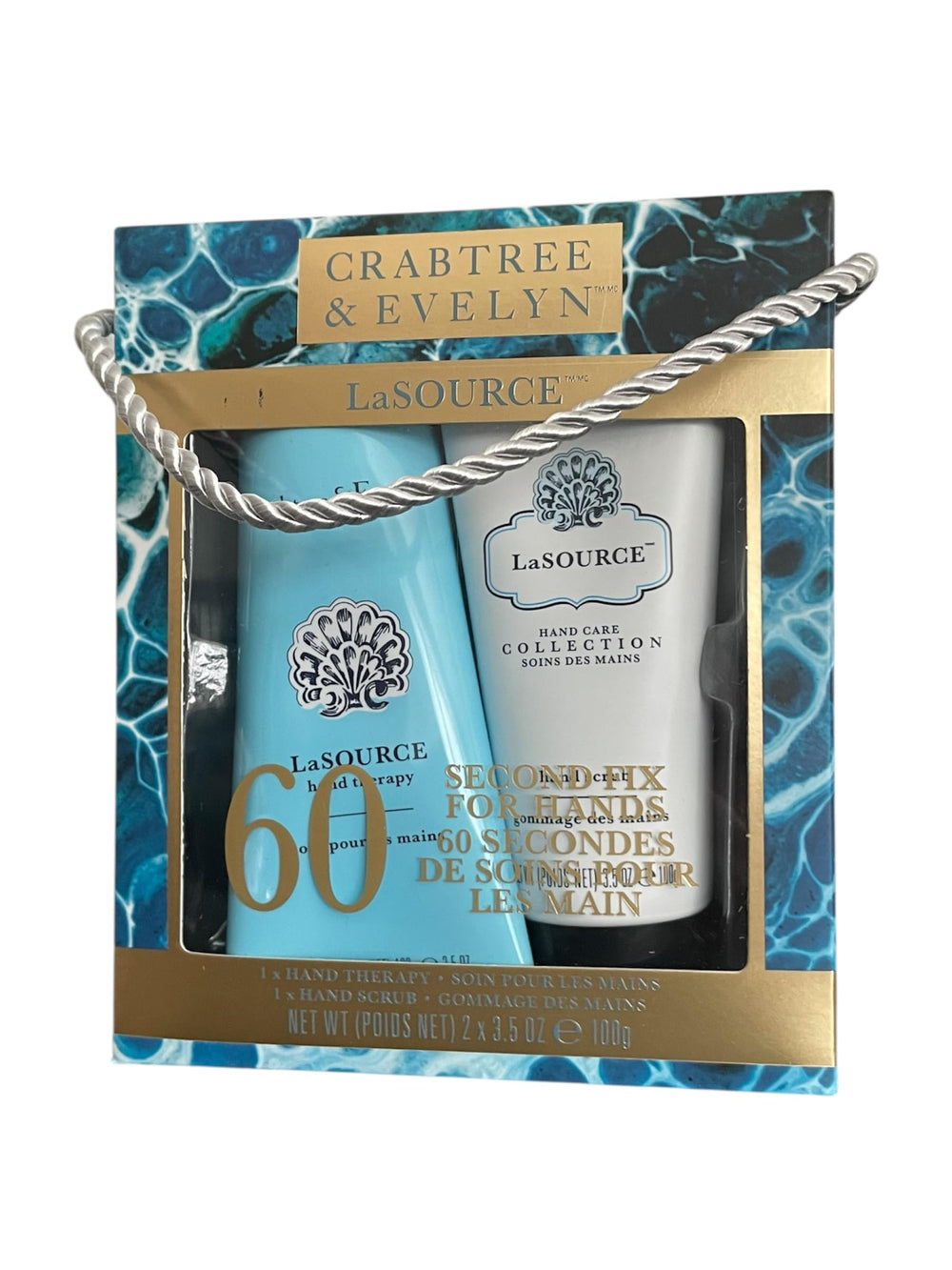 Crabtree & Evelyn La Source hand therapy cream tube ready for daily use