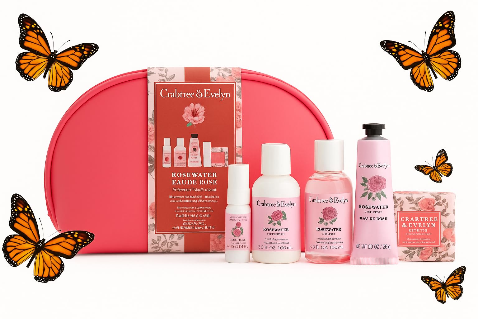 Crabtree & Evelyn Rosewater bath gel for a refreshing daily cleanse.