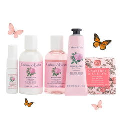 Crabtree & Evelyn Rosewater body lotion provides lightweight hydration.