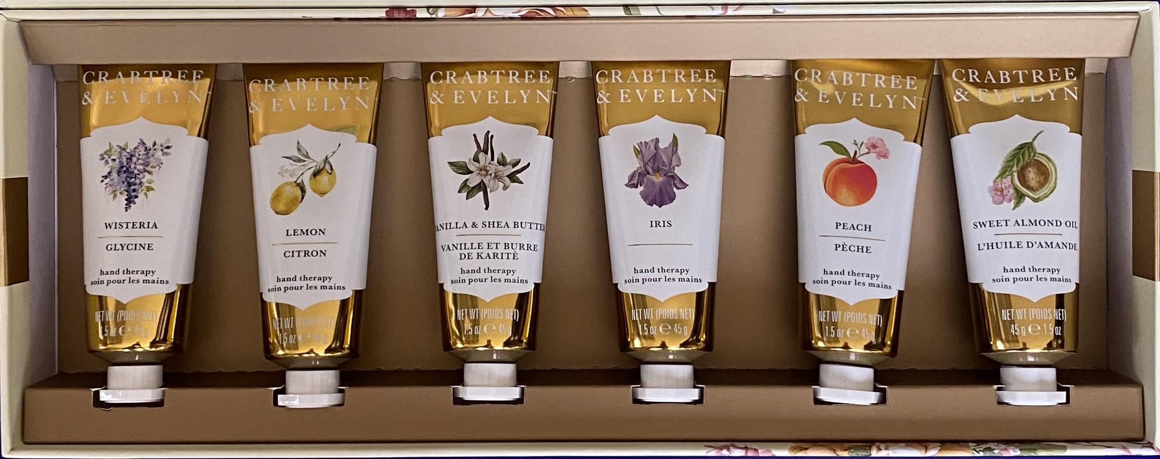 Crabtree & Evelyn Signature Hand Therapy box gift-ready, a premium present for skincare enthusiasts.