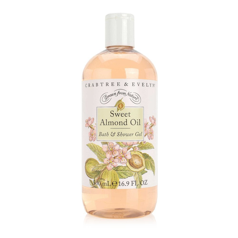 Crabtree & Evelyn Sweet Almond Bath Gel pour for a hydrating daily cleanse.