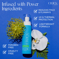 Crack Hair Fix Mist Spray ultra-lightweight formula with no residue