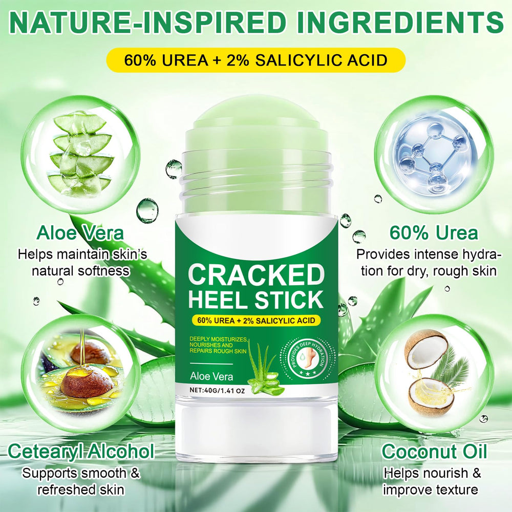 Cracked Heel Stick absorbs quickly without greasiness