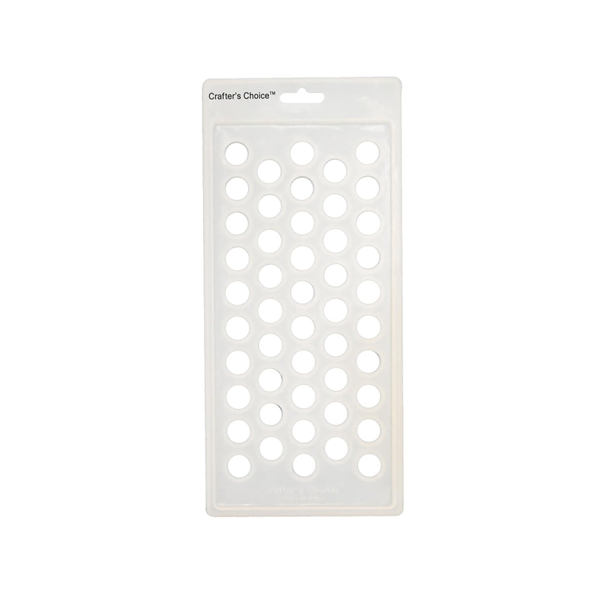 Crafters Choice lip balm tube filling tray round enables fast, clean fills for cosmetics.