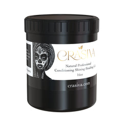 Crasiva Edge Control Gel bottle in use for smooth edges and strong hold.