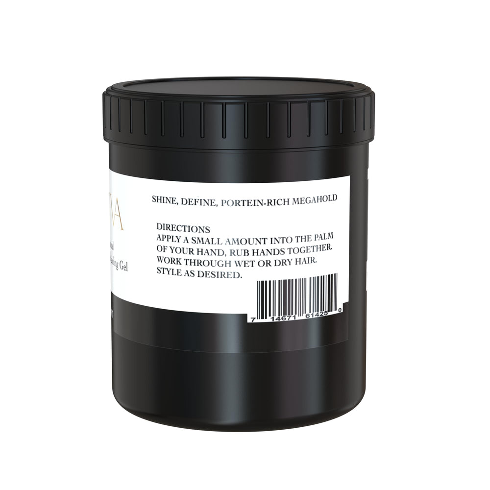 Crasiva Edge Control Gel applied to braids for lasting neatness and control.
