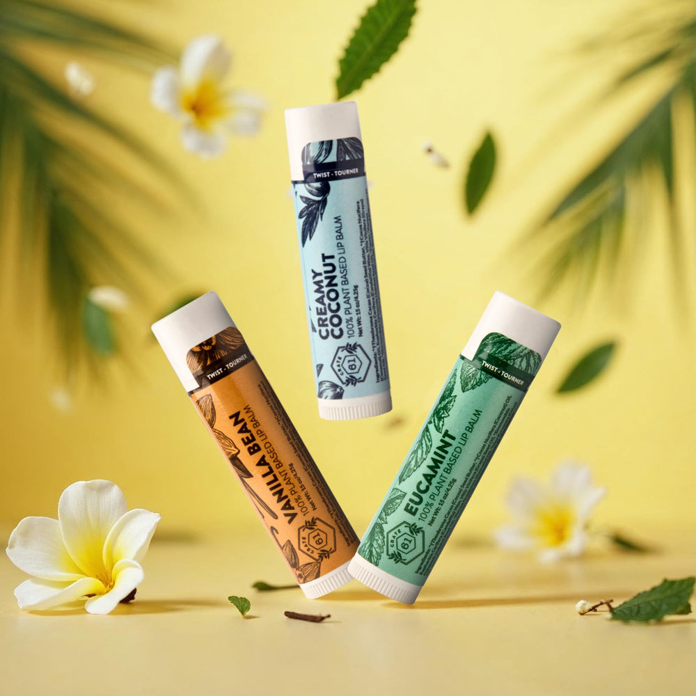 Crate 61 Lip Balm gift packaging ready image ideal for gifting.