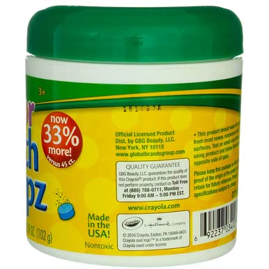 Crayola Color Bath Dropz rangement pratique pour le bain.