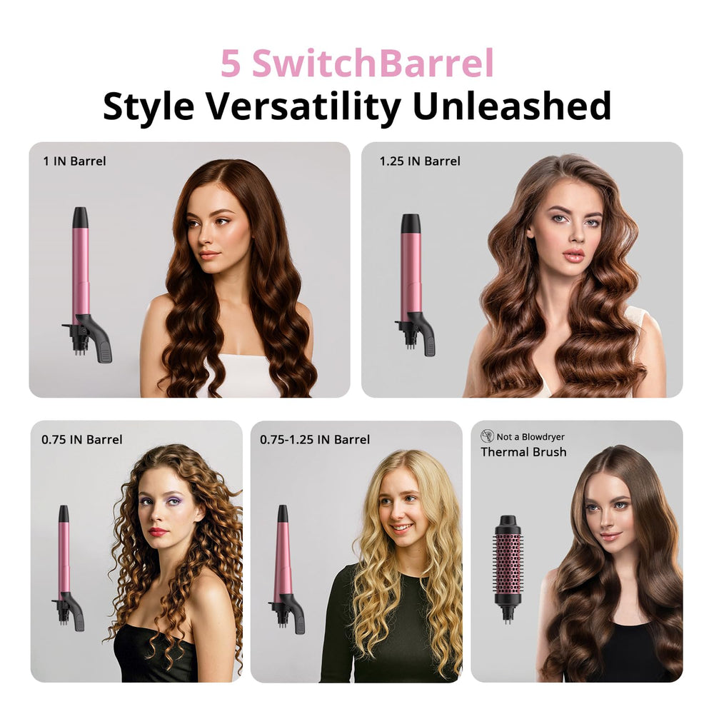 CrazyMar ceramic barrel 1 inch creates classic, bouncy waves