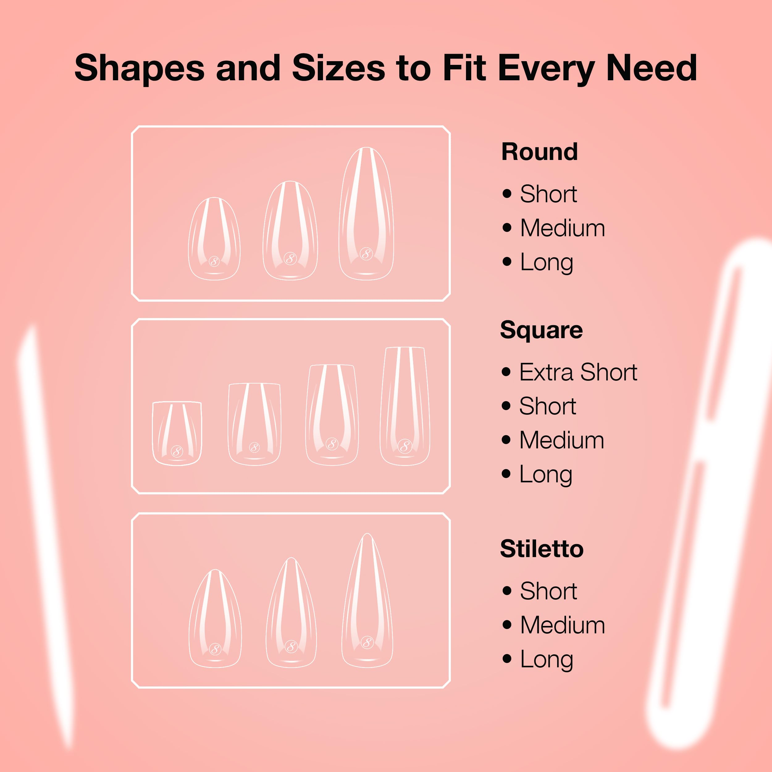 Cre8tion 602 tips ready for seamless application with multiple techniques.