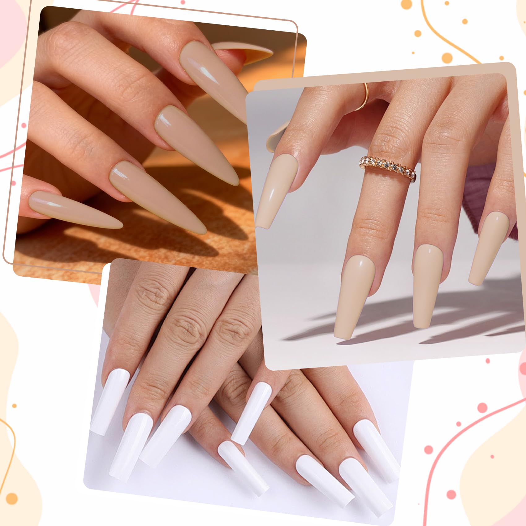 Creaglam long-lasting crystal-clear powders resist yellowing for weeks of wear.
