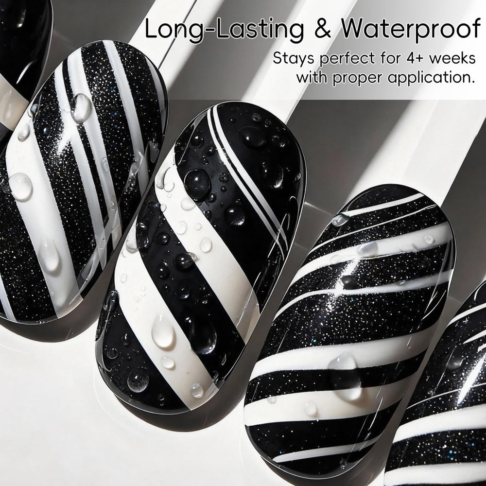 Creaglam White Gel Liner enhances borders for modern designs.