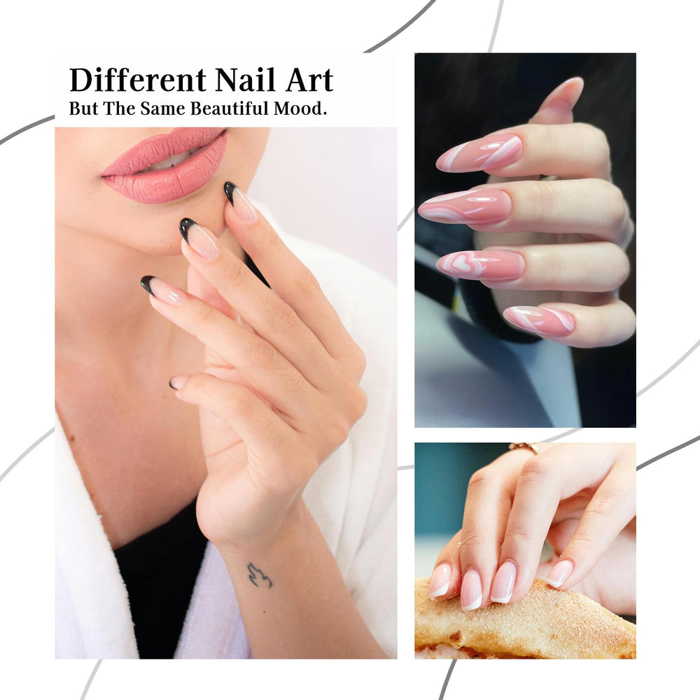 Creaglam Builder Gel nails surface-smoothing before rhinestone designs