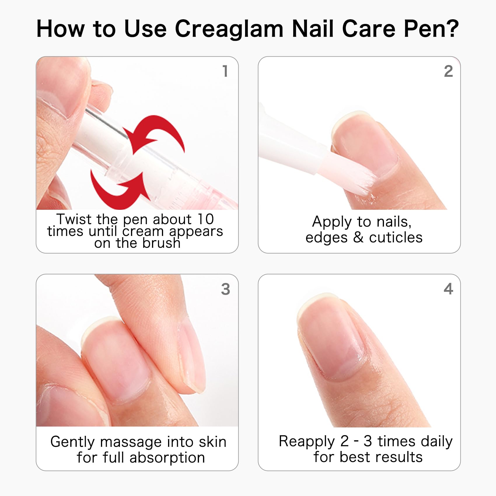 Creaglam Cuticle Lotion Pen delivers nourishing oils for nail strength