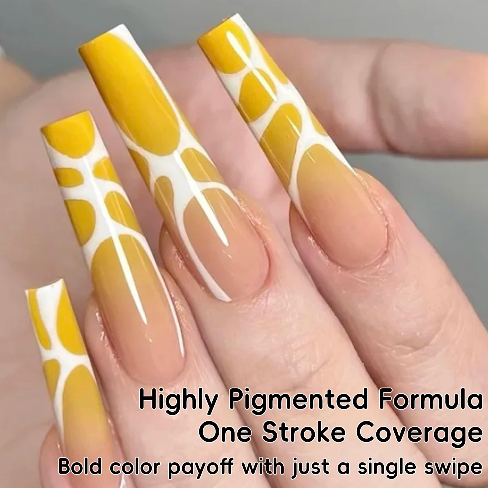 Creaglam gel is easy to remove with soak-off method.