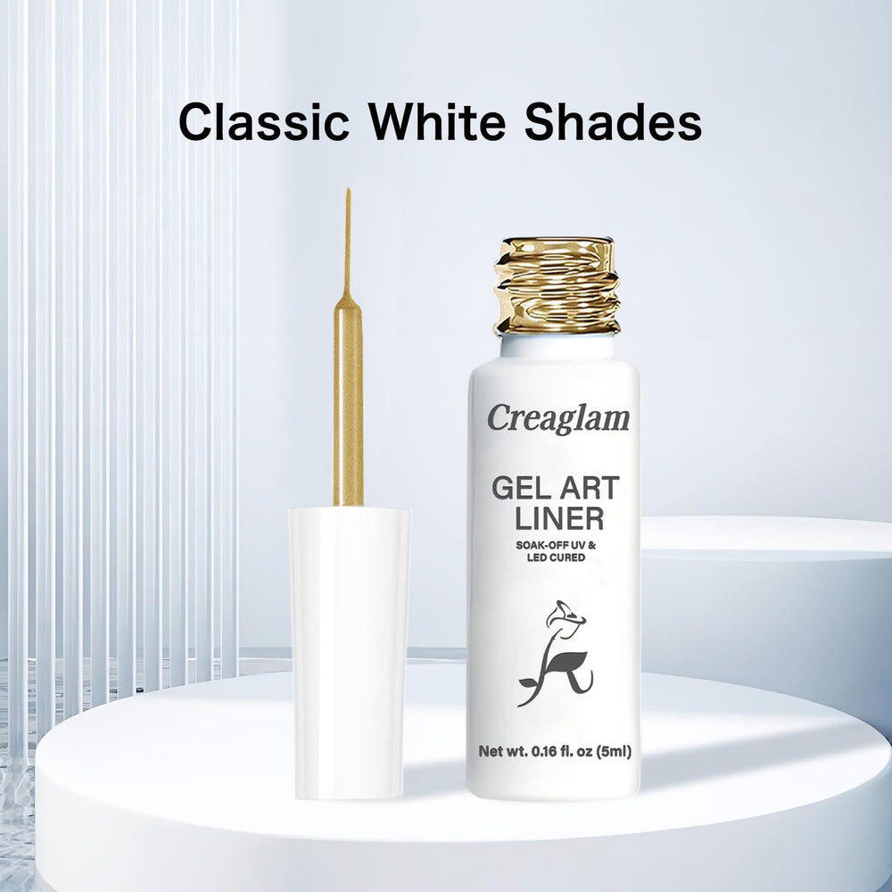 Creaglam Gold Gel Liner produces elegant swirls and foil effects.