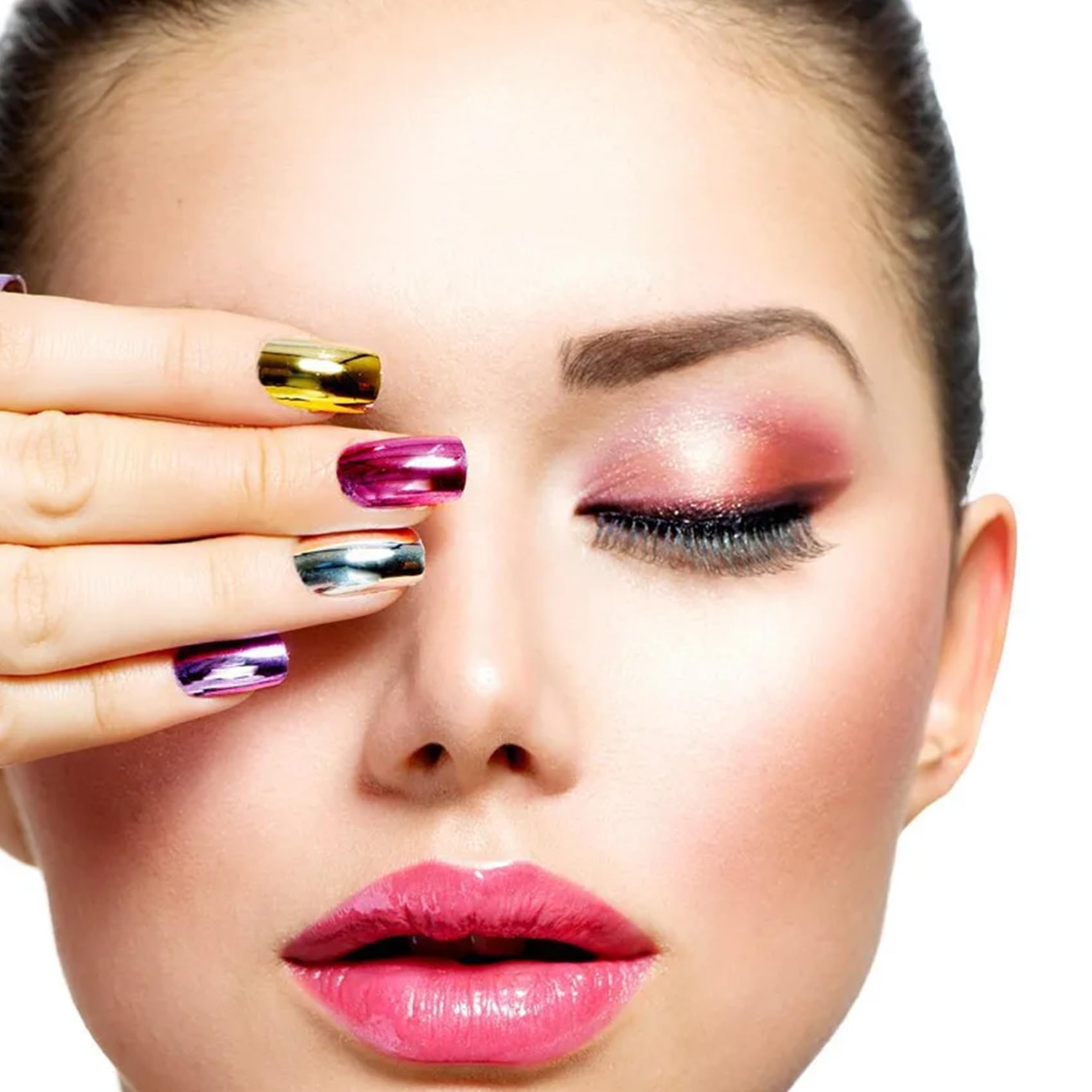 Creaglam versatile for natural to false nails application.
