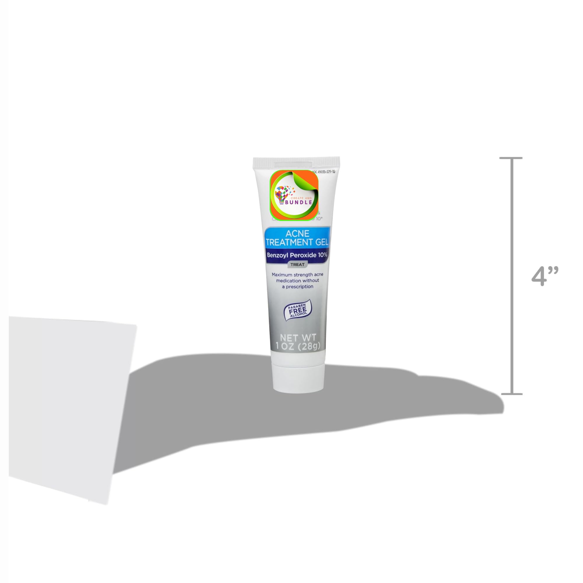 10% benzoyl peroxide strength label on Equate packaging.