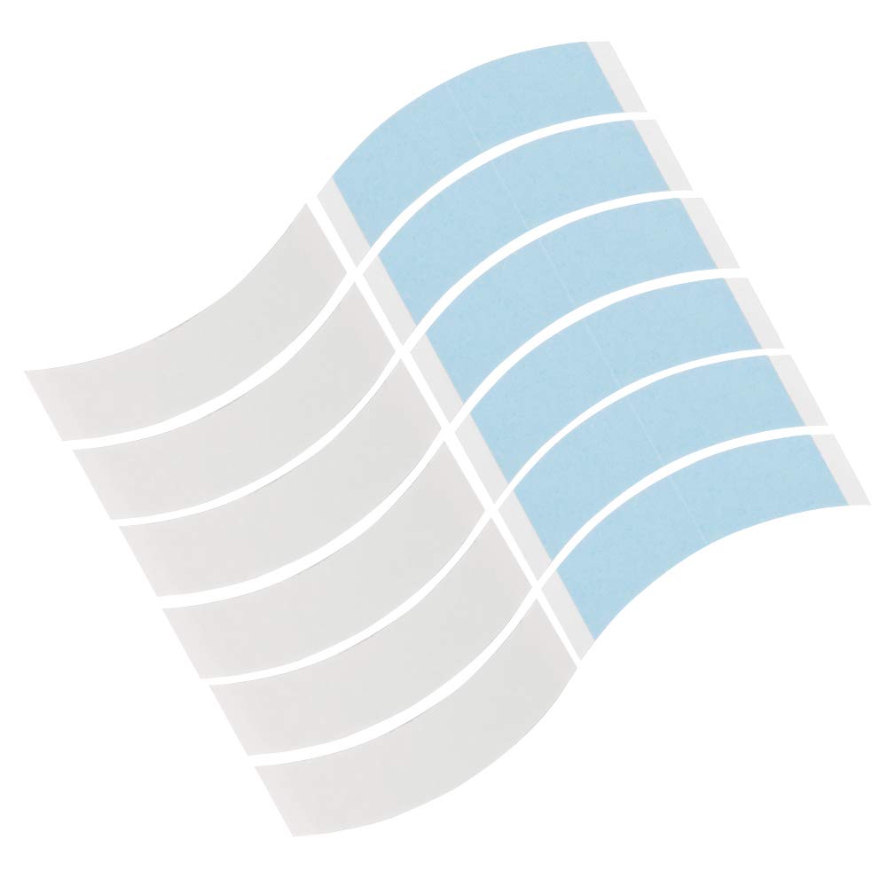 Create Beauty Lace Front Wig Tape blue roll applying for easy, strong hold.