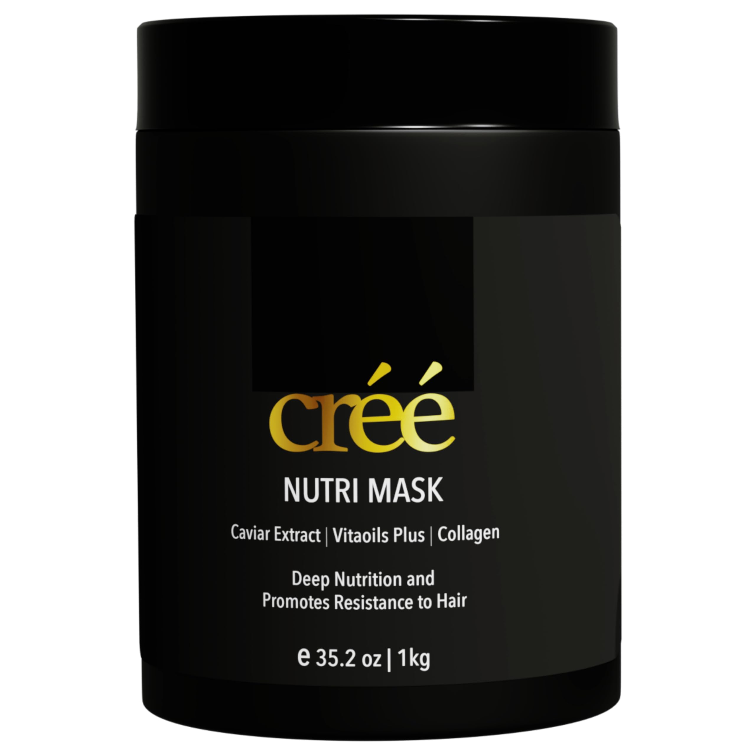 Créé Cree Nutri Mask made-in-italy-label highlights origin and quality.