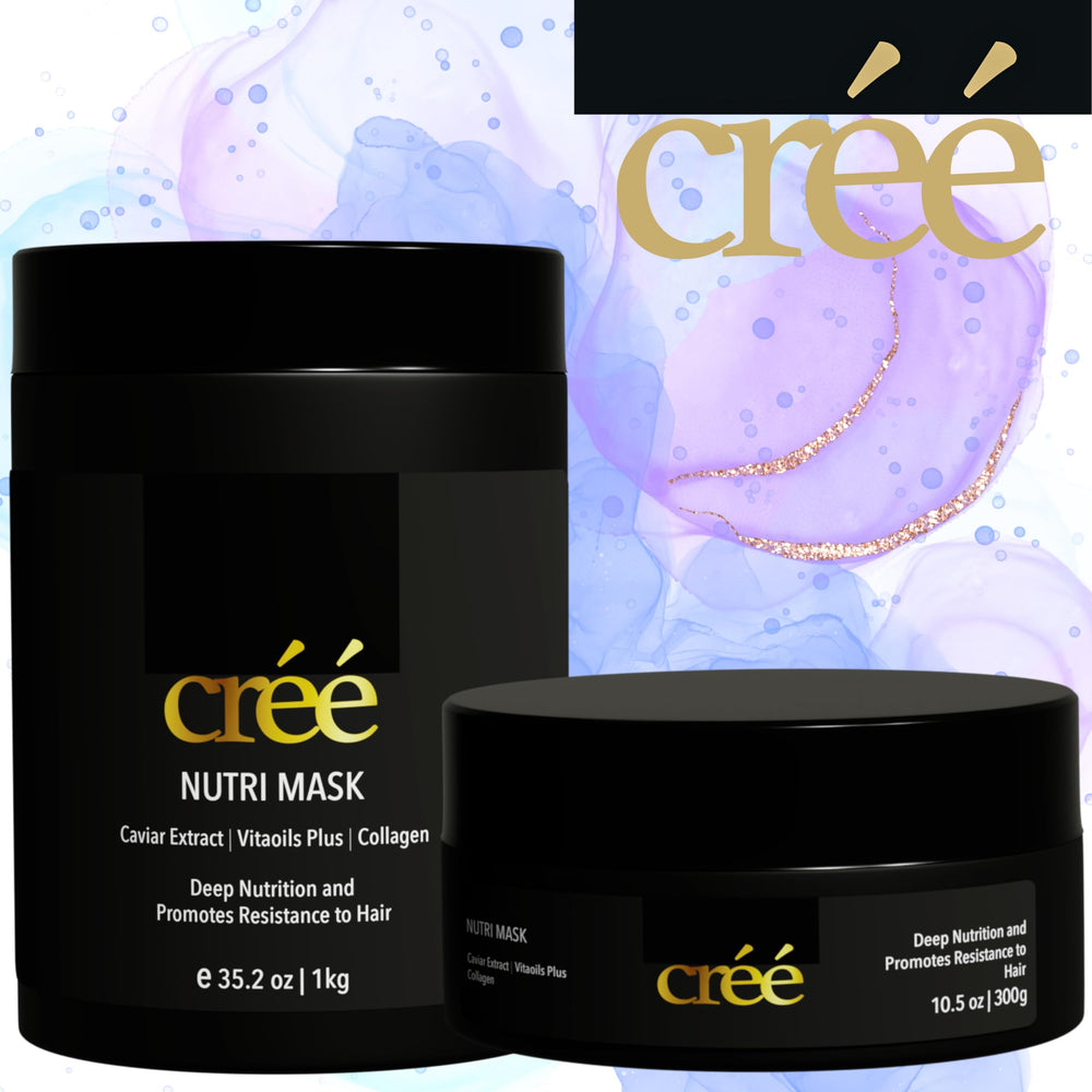 Créé Cree Nutri Mask small-300g packaging for travel-friendly care.