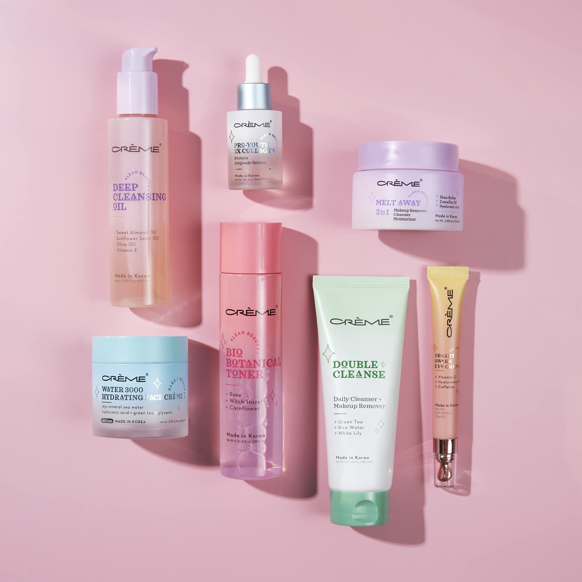 Application shot of The Crème Shop Pro-Youth serum for twice-daily routine.