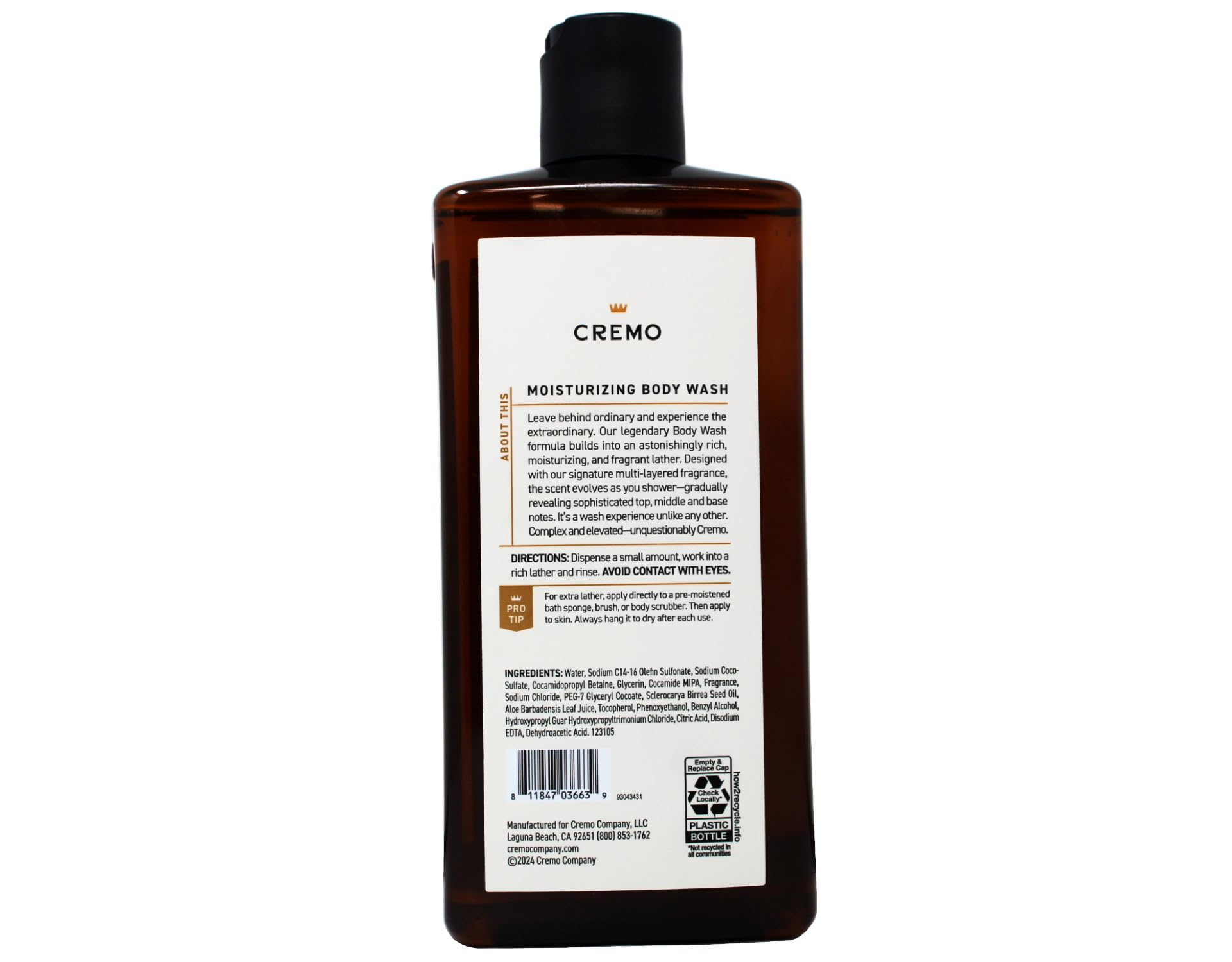 Cremo aroma shower ritual image suggesting a premium sensory experience.