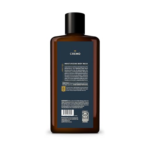 Cremo Reserve Collection Palo Santo label conveys luxury branding and scent depth.
