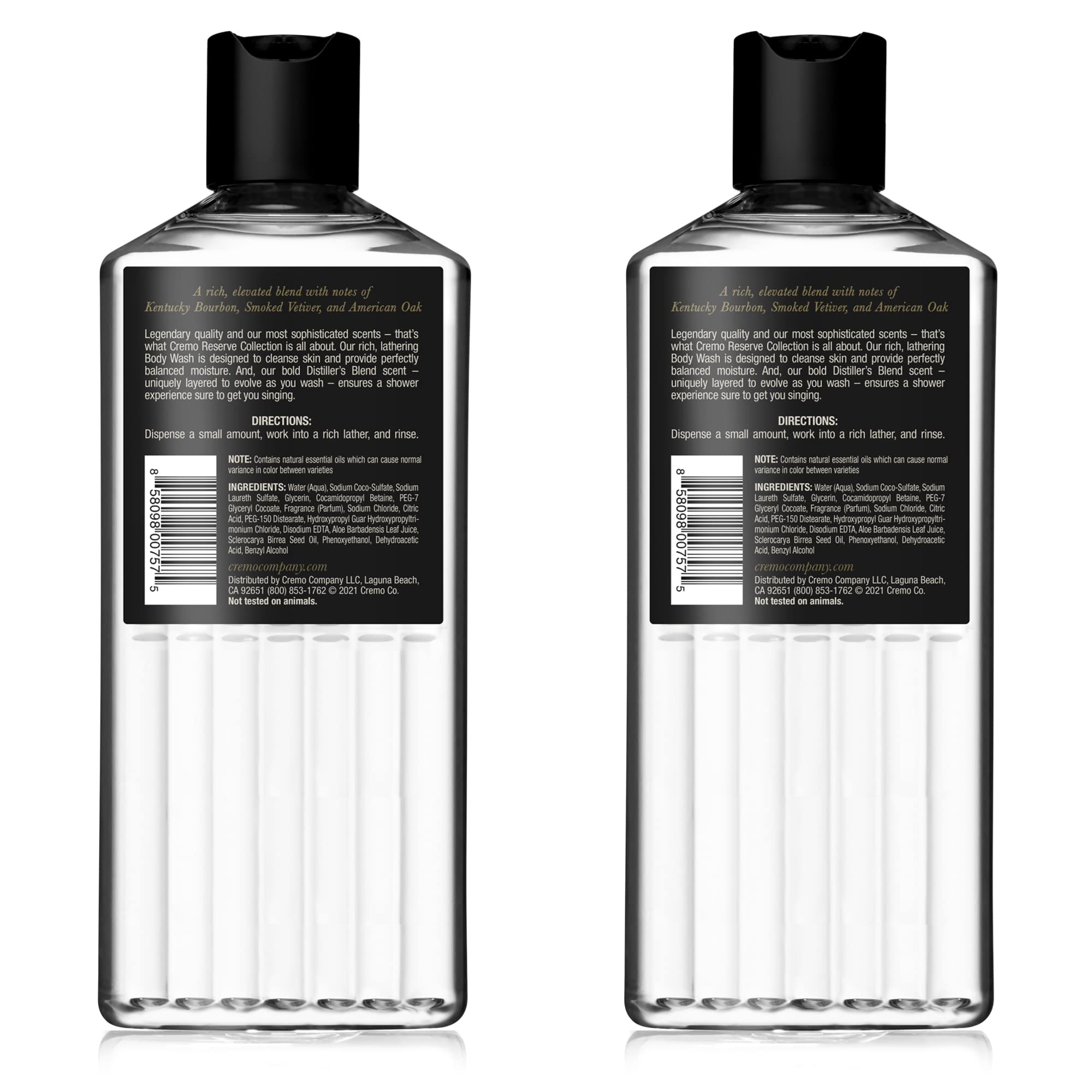 Cremo Rich-Lathering Body Wash foamy lather in a wash ritual.