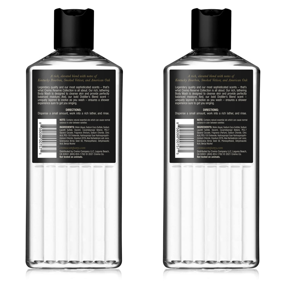 Cremo Rich-Lathering Body Wash foamy lather in a wash ritual.