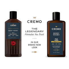 Cremo Rich-Lathering Palo Santo foam demonstrates rich lather and inviting fragrance.