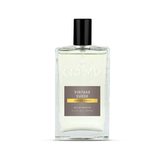 Cremo Vintage Suede bottle ready for daily wear and long-lasting aroma.