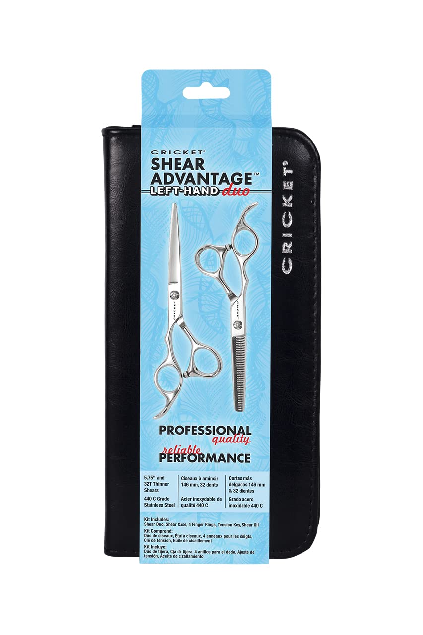 Cricket Advantage convex-edge blades 440C stainless stay sharp over time.