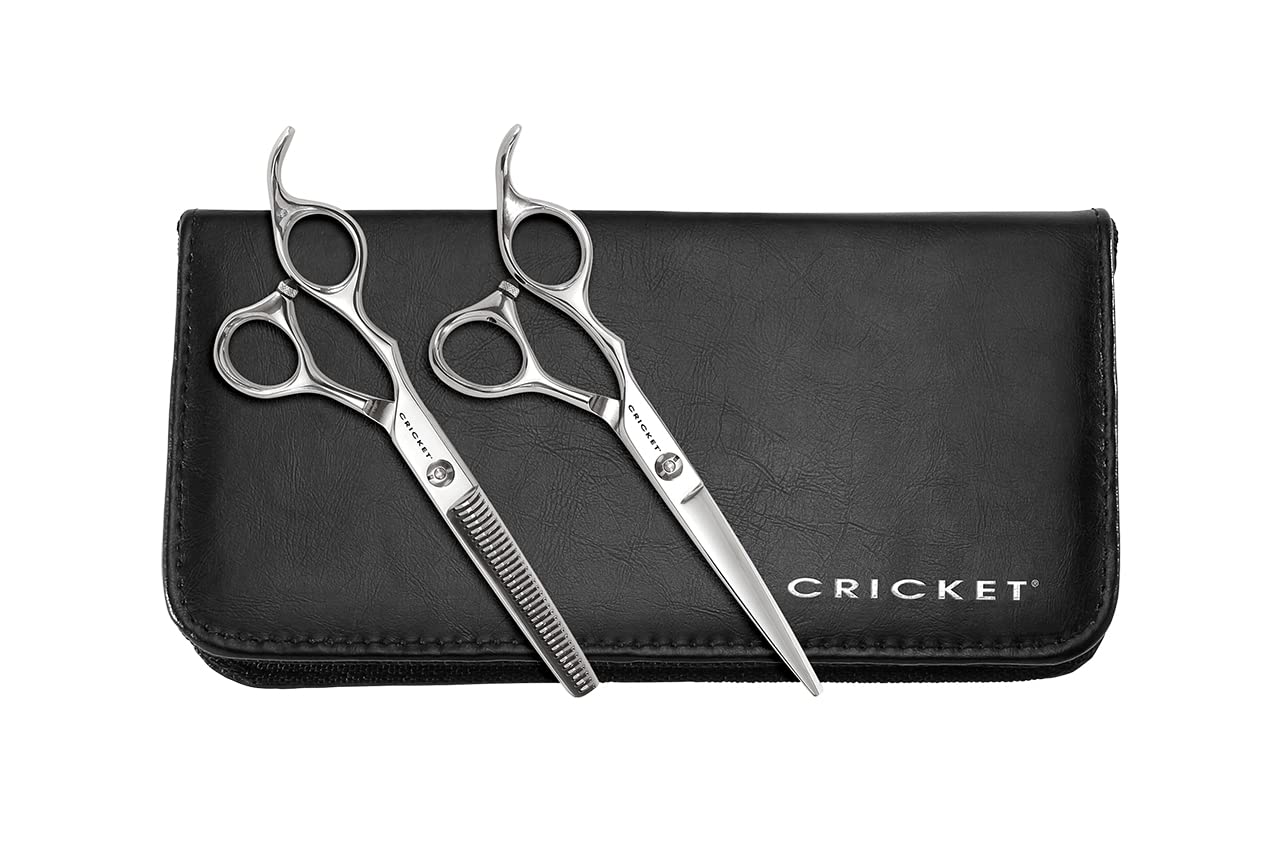 Cricket Advantage left-handed cutting shears 5-75-inch deliver precise professional cuts.