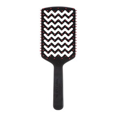Detangling action of Cricket brush on tangled hair with gentle glide
