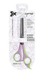 Cricket Style Xpress Know It All 30T thinner shears micro serrated teeth grip and control