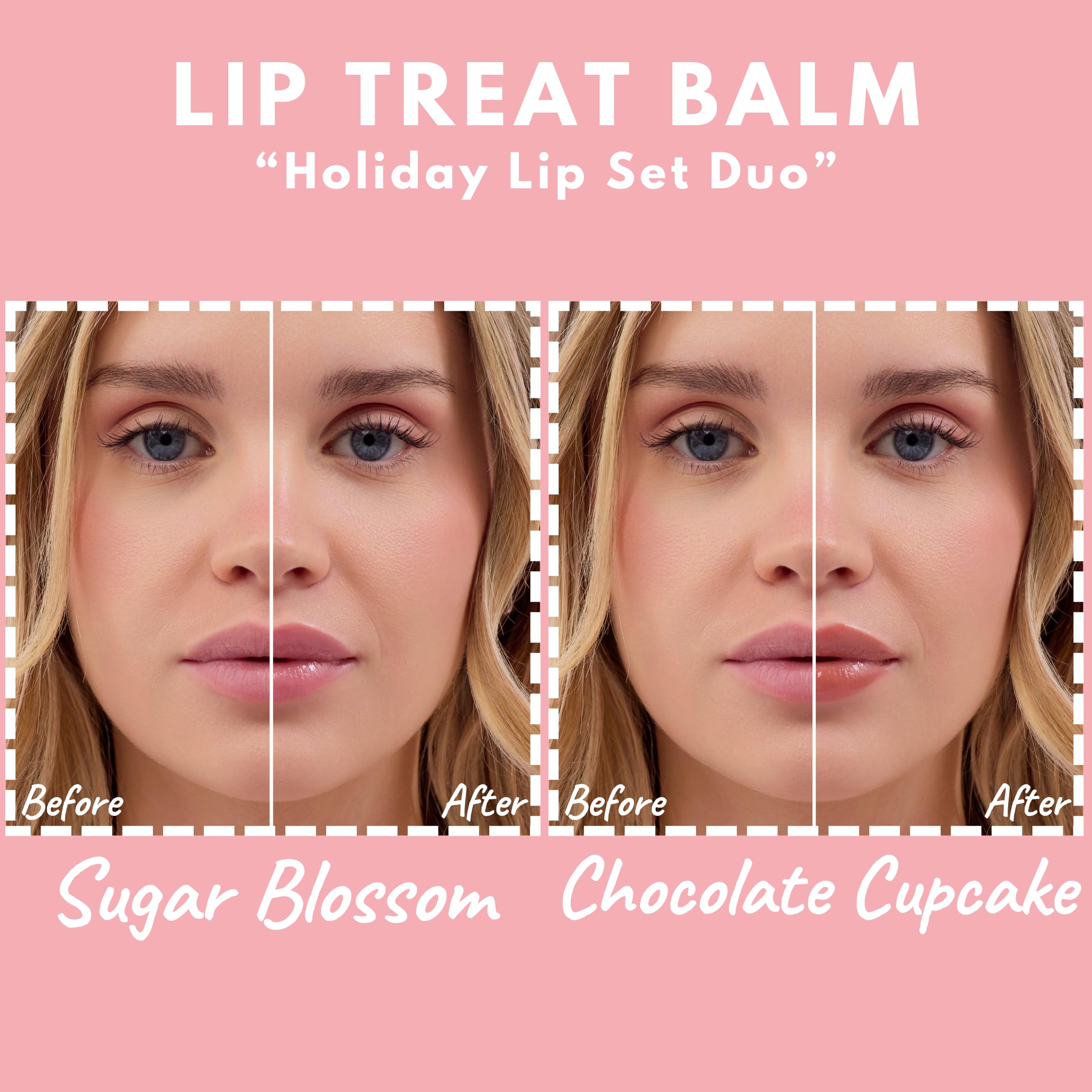 Crickle Daisy Lip Treat Balm travel-size tube ideal for on-the-go.
