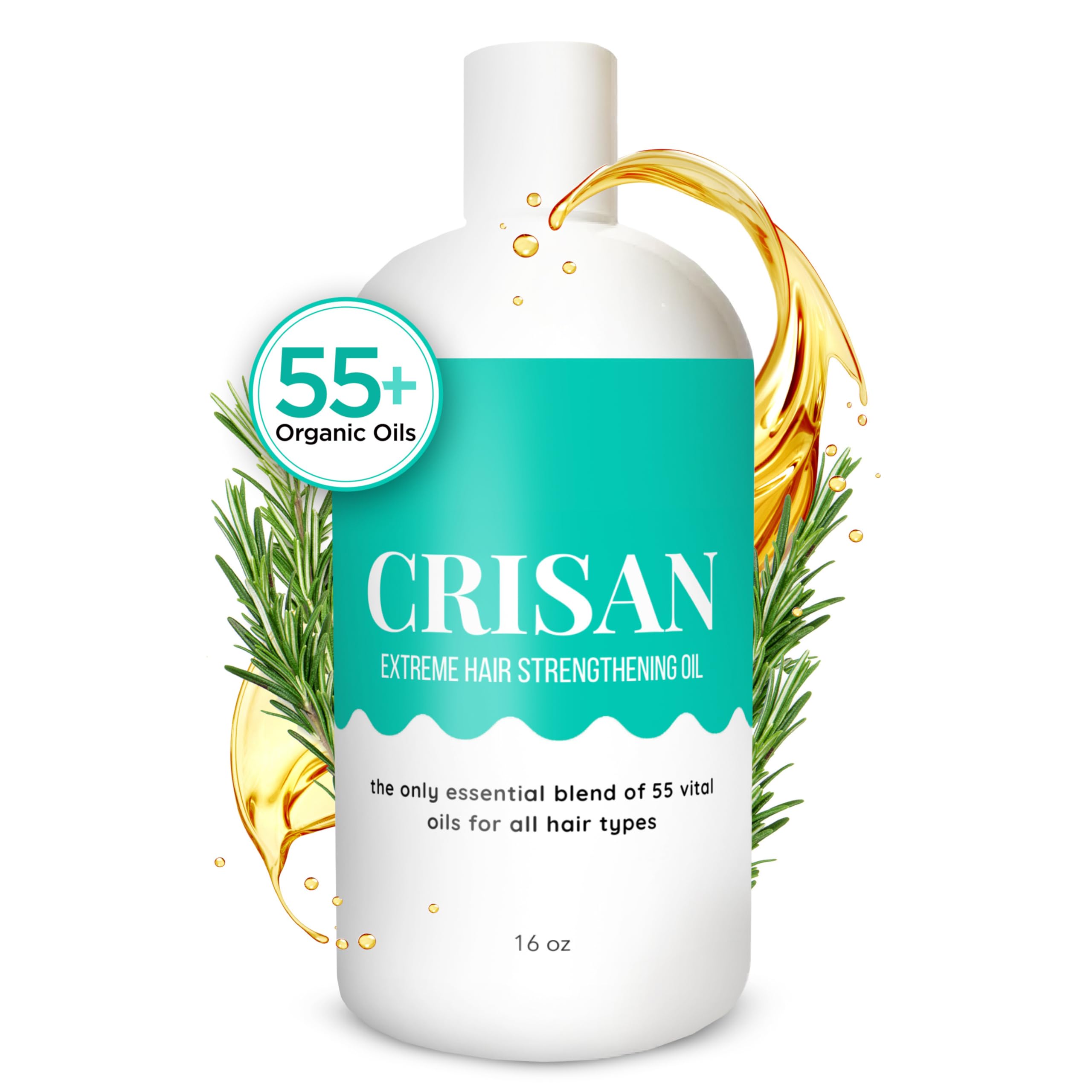 CRISAN Extreme Hair Growth Oil bottle showing premium formula for stronger strands