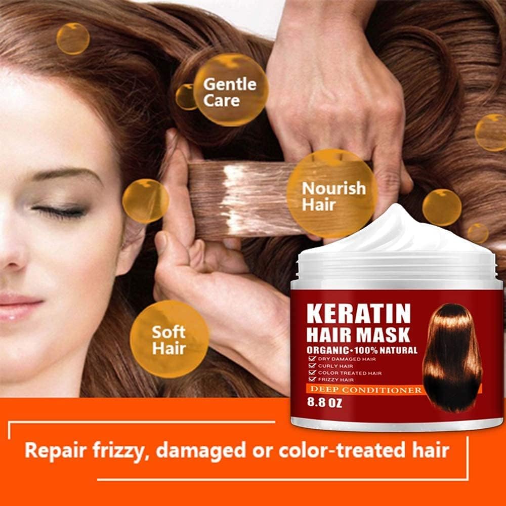 CRISTALBOX Keratin Hair Mask delivers salon-grade shine and elasticity after use.