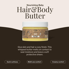 Cristina's Curls Nourishing Baby Butter spreads smoothly for soft skin.