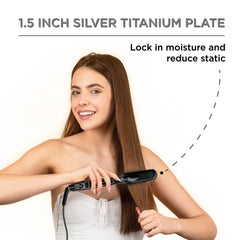 Automatic shut-off safety feature on the CROC flat iron after 30 minutes