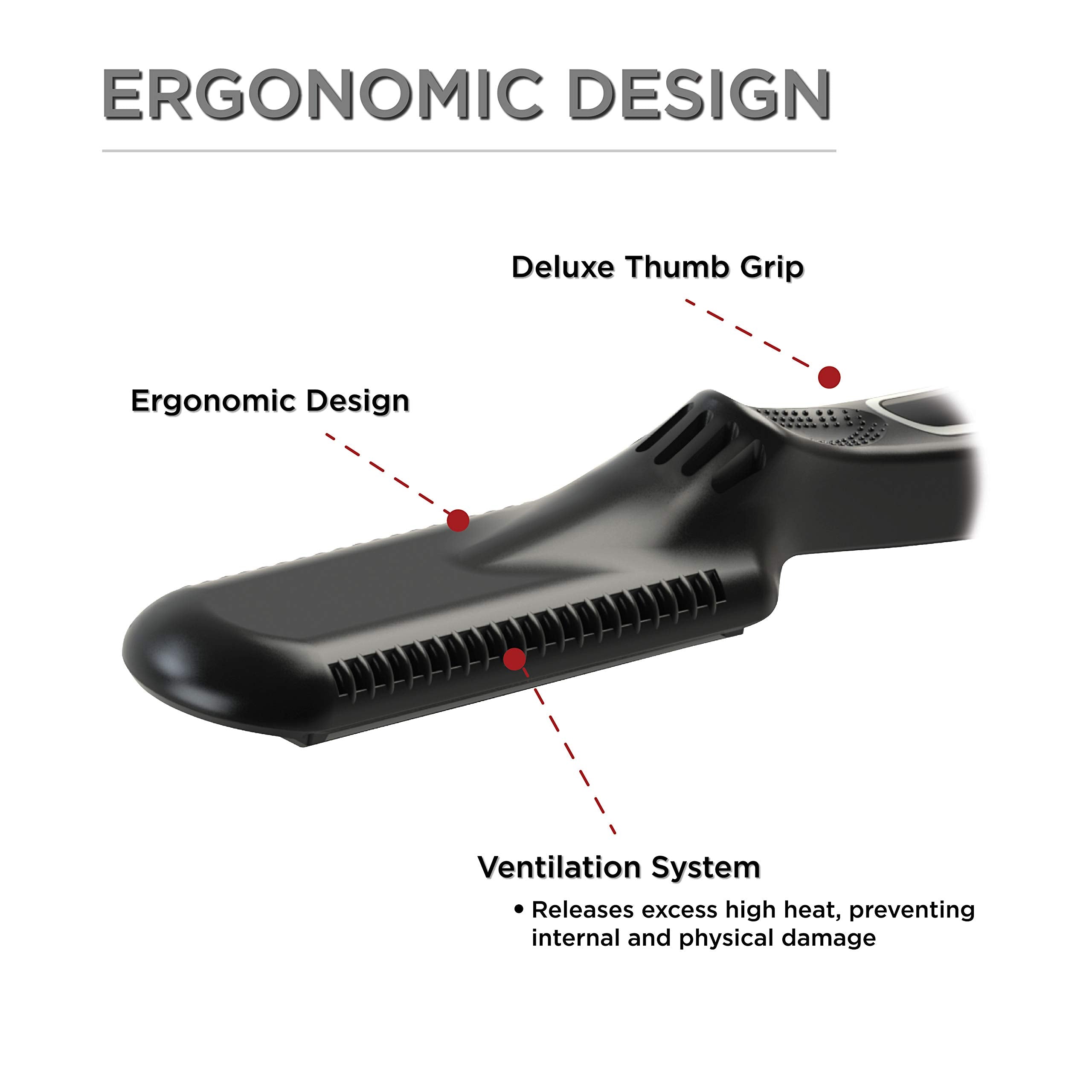 Dual voltage capable flat iron by CROC for travel anywhere