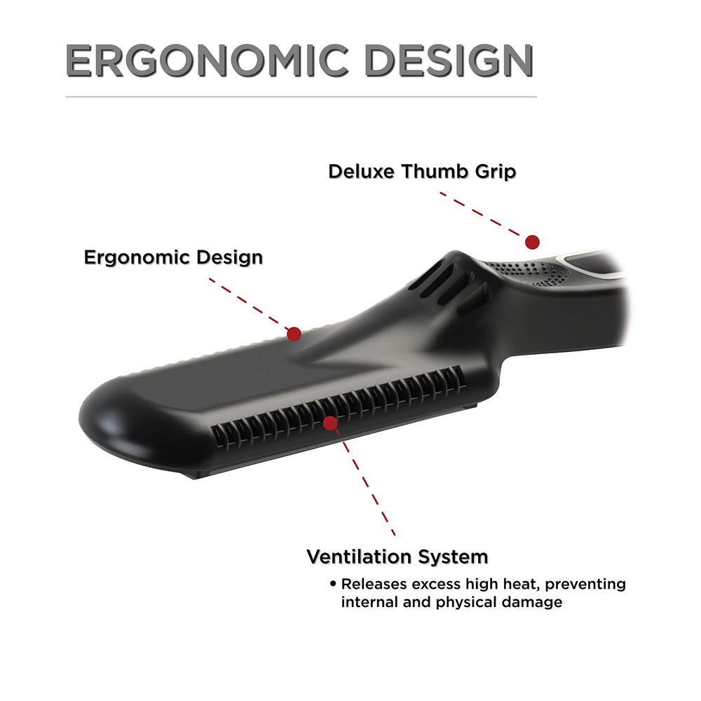 Dual voltage capable flat iron by CROC for travel anywhere
