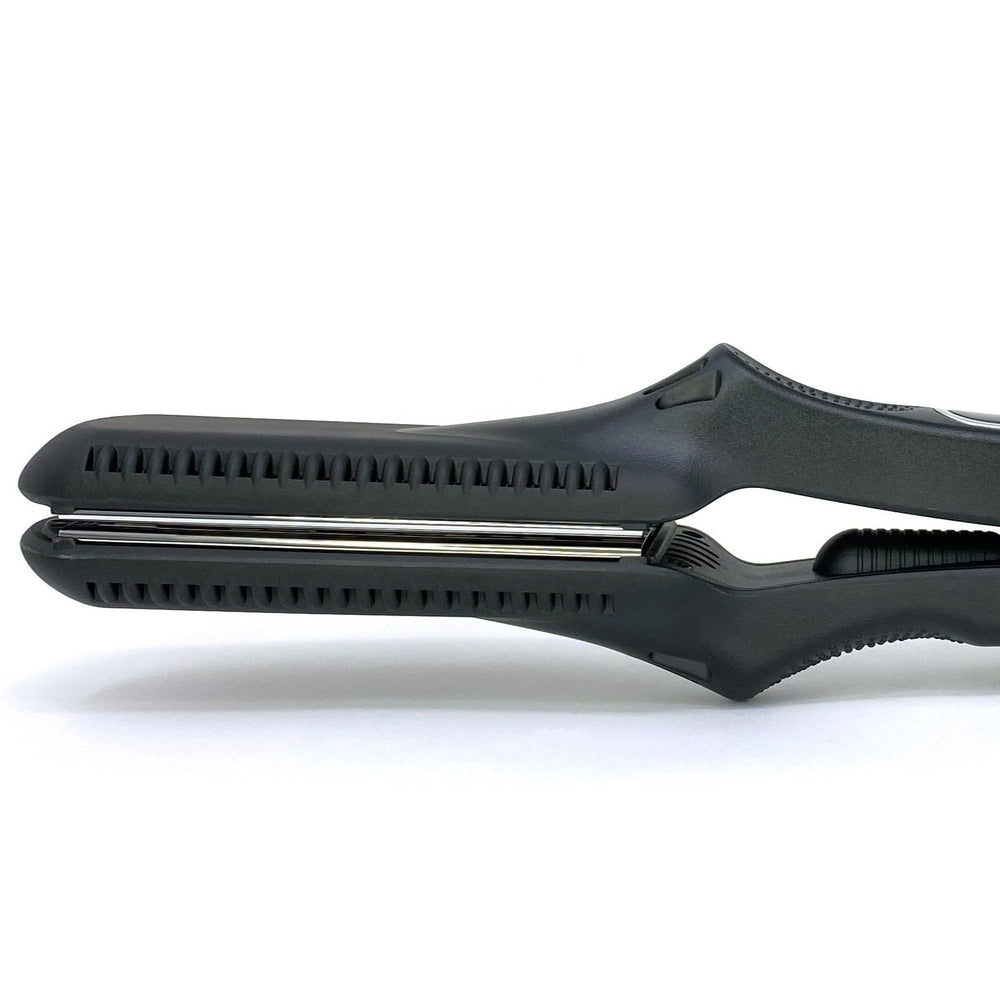 Nine-foot swivel cord on the CROC flat iron for easy maneuvering
