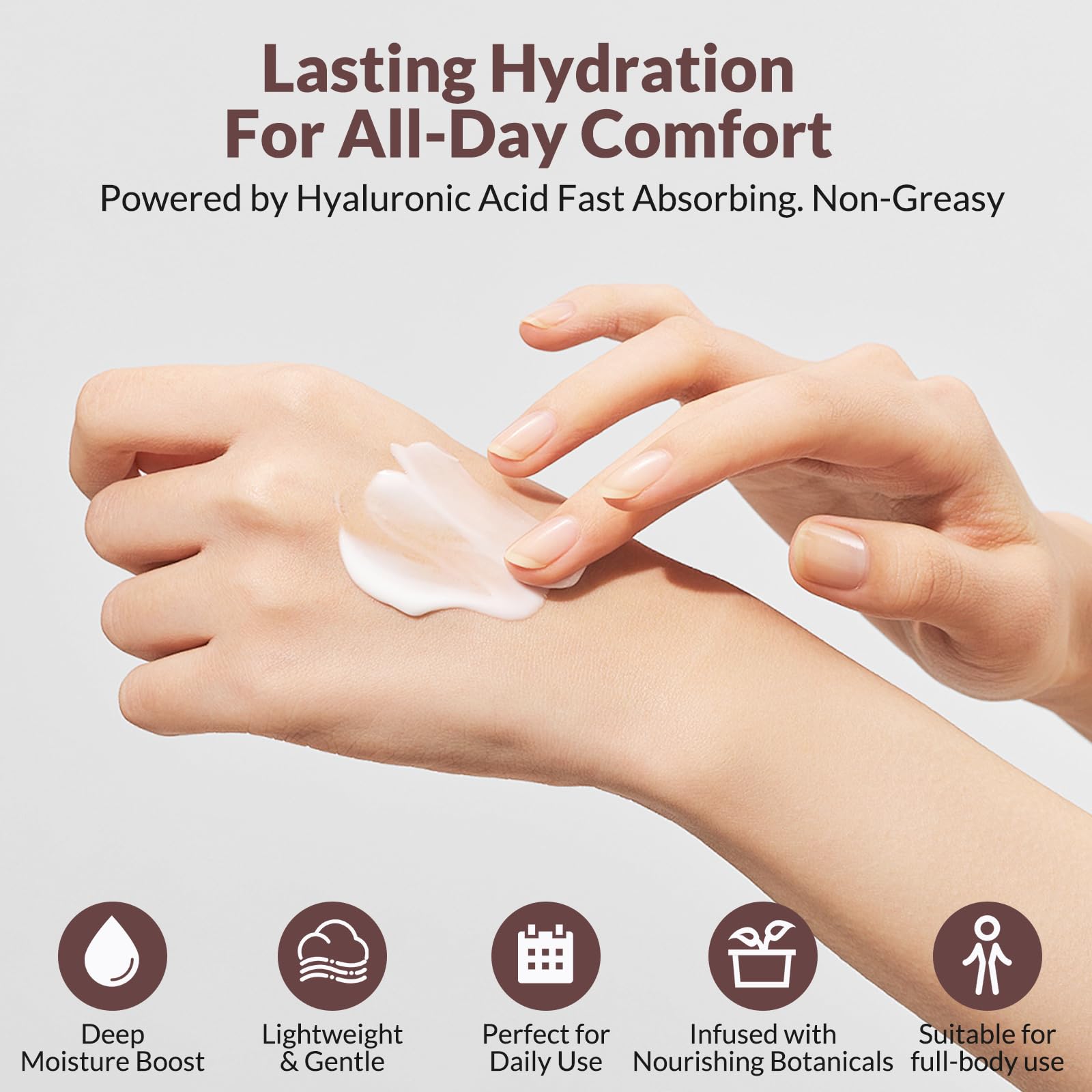 Crogooe eczema cream packaging front highlighting fragrance-free daily moisturizer.