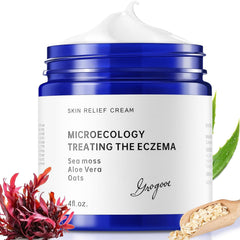 Crogooe eczema cream tube with sea moss for soothing hydration