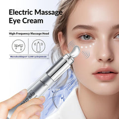 Crogooe micro-current eye massage action enhances absorption of actives