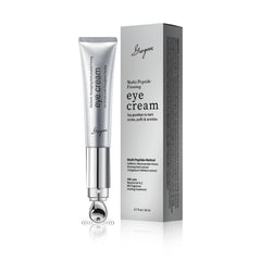 Crogooe multi-peptide retinol eye cream packaging for at-home eye care