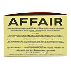 CROWN AFFAIR Cleansing Scalp Scrub lather close-up with tsubaki oil hydration in action.