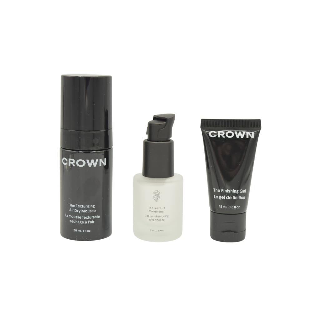 Crown Affair finishing gel defines curls with lasting hold.
